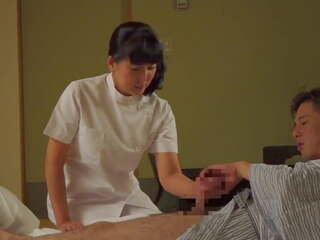 Marriageable Japanese Masseuse Gives Client Handjob Subtitles | xHamster