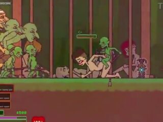 Captivity &vert; bühne 3 &vert; nackt weiblich survivor fights sie weg durch heiß bis trot goblins aber fails und wird gefickt schwer schlucken liters von wichse &vert; hentai spiel gameplay p3