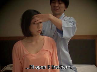 Subtitled japansk hotellet massasje muntlig voksen klipp vid nanpa i hd