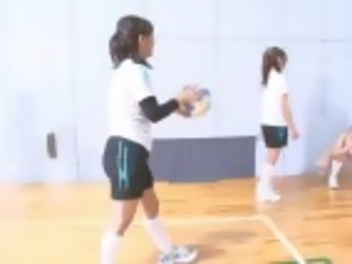 Tekstitetty japanilainen enf cfnf volleyball hämärtymistä sisään hd
