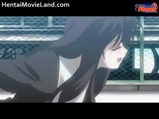 Nevinný anime mladý dievča blows tuhý