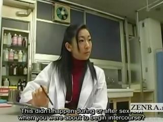Subtitled riietes naine paljaste meestega jaapani milf medico putz inspection