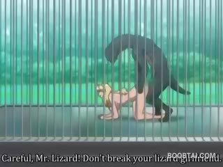 Uly emjekli anime mademoiselle künti nailed hard by monstr at the zoo