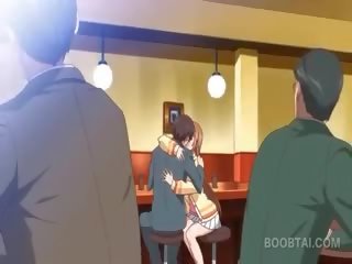 Punapea anime kool nukk seducing tema delightful õpetaja