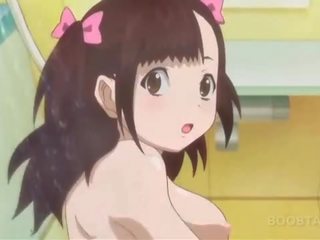Fürdőszoba anime xxx film -val ártatlan tini meztelen deity
