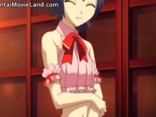 Gjoksmadhe simpatik anime transvestit merr të saj manhood part5