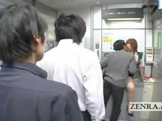 ביזארי יפני שֶׁלְאַחַר משרד הצעות חזה גדול דרך הפה x מדורג אטב וידאו כספומט